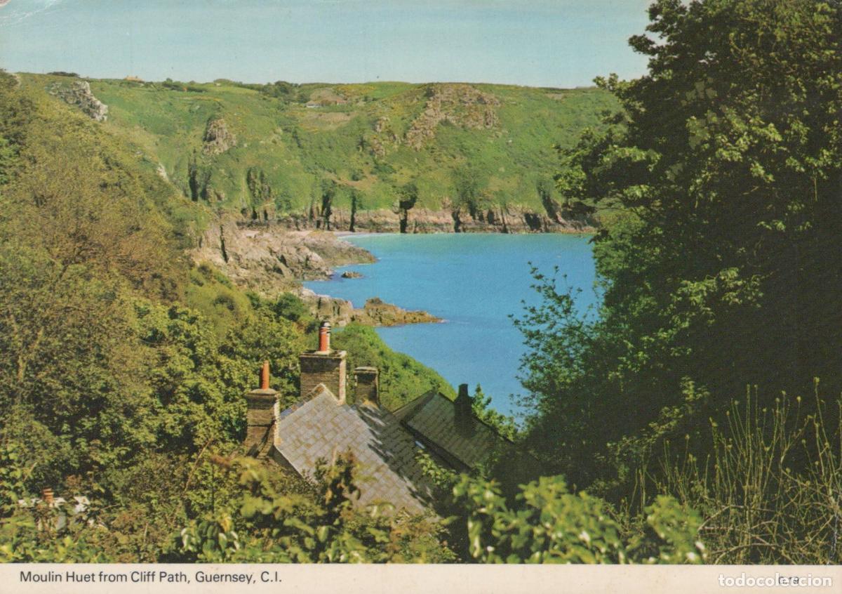 Postales: United Kingdom Guernsey English Moulin Huet Coastal Landscape *YAE723
