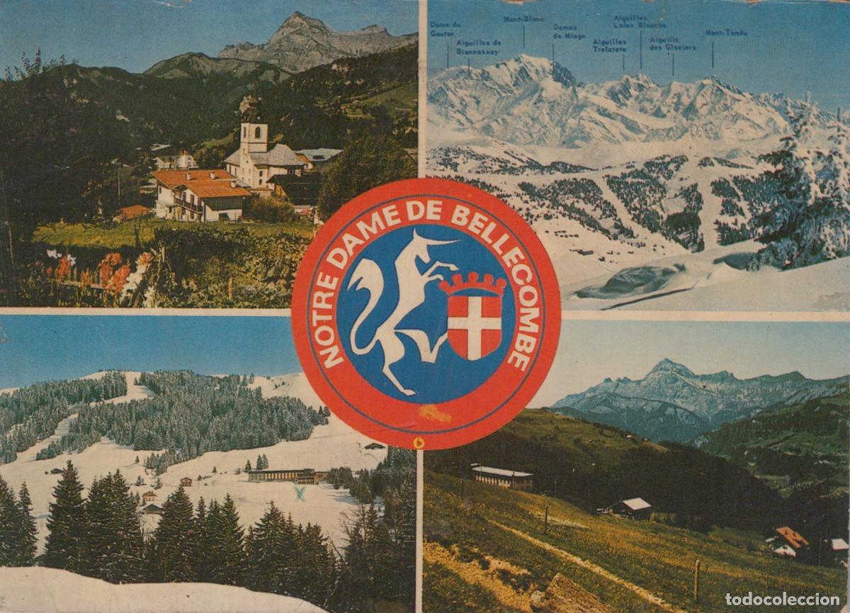 Postkarten: France Notre Dame de Bellecombe Montagne Ski Village *YAE725