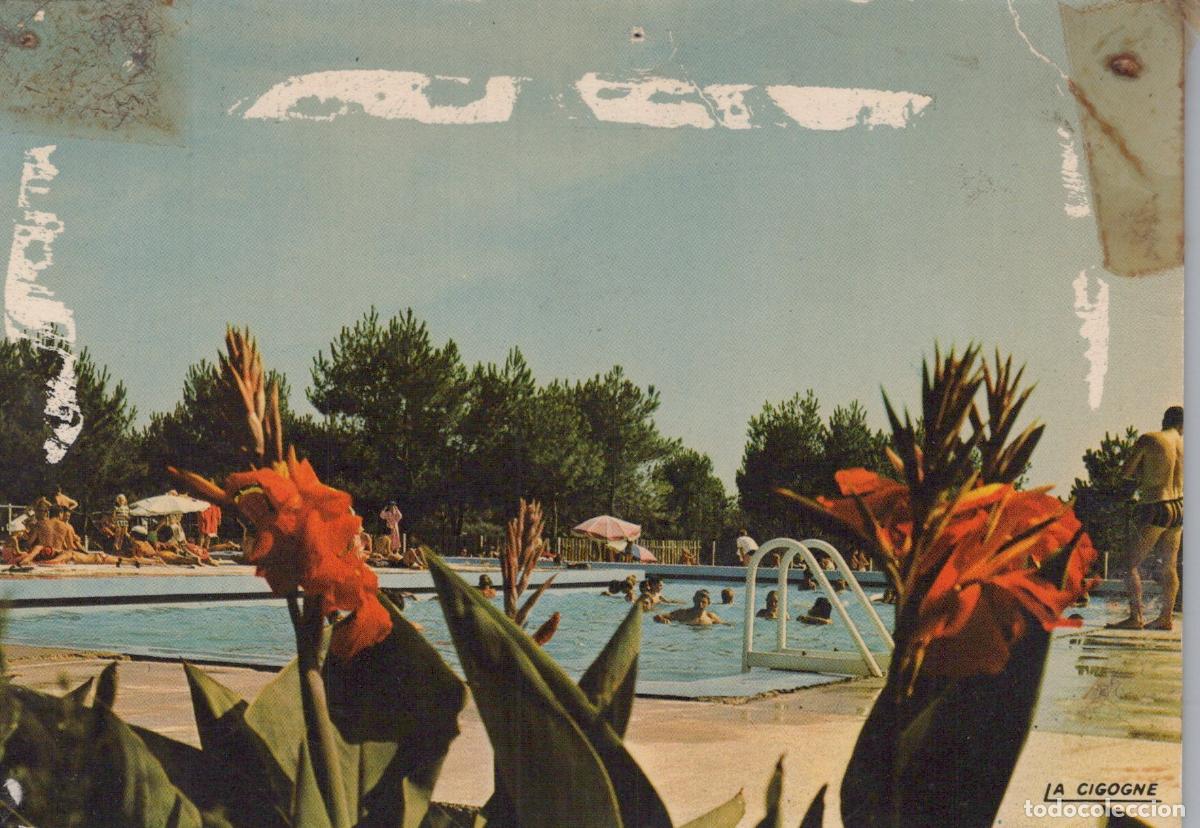Postcards: France Montalivet les Bains Piscine Loisirs Personnes Baignade *YAE769