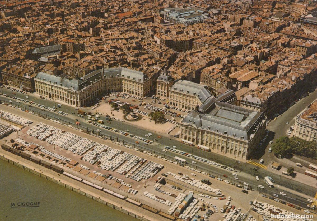 Postcards: France Bordeaux Vue A&eacute;rienne Place Bourse Architecture *YAE773