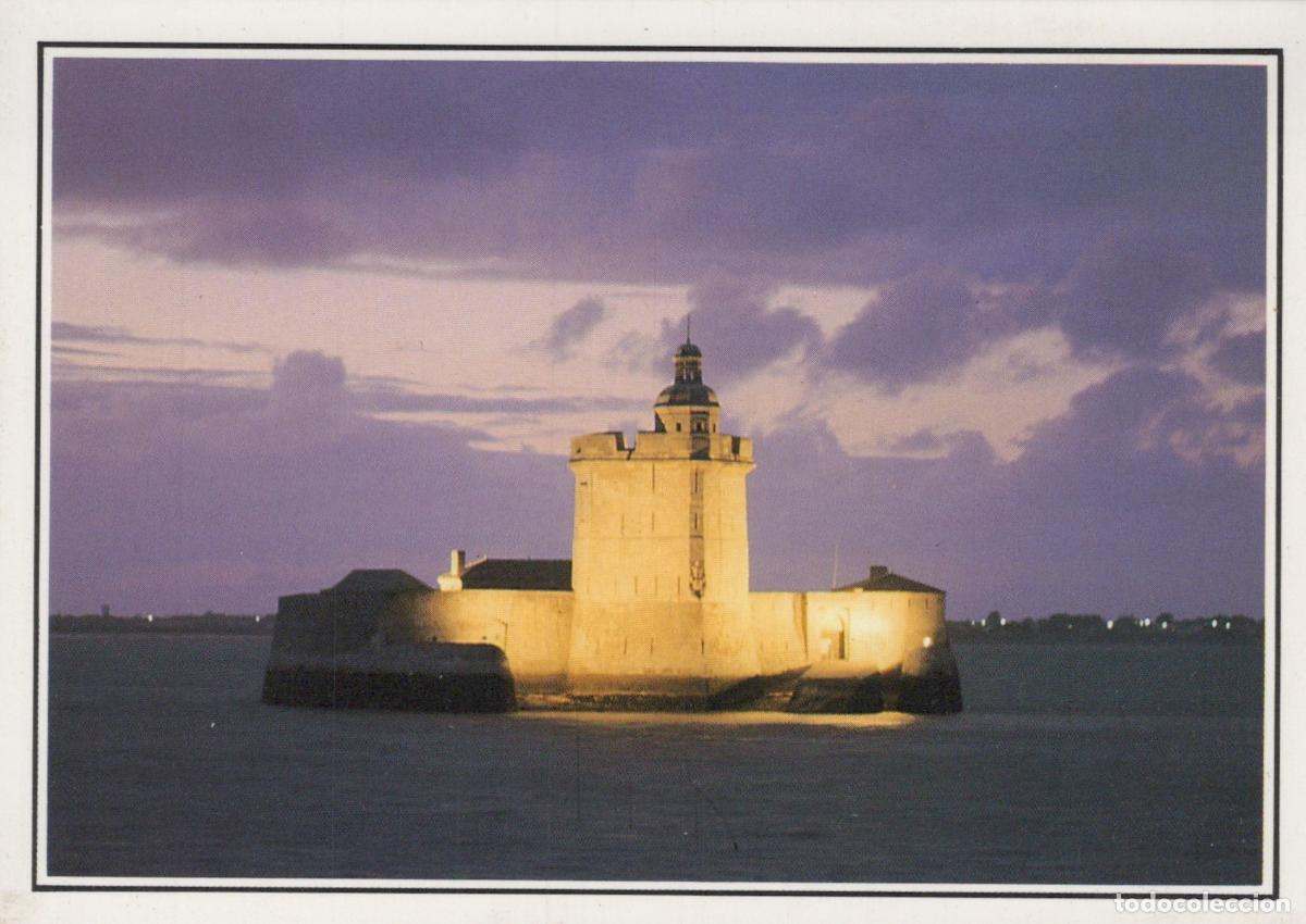 Postkarten: France Le Chapus Fort Louvois Architecture Nocturne Unposted *YAE778