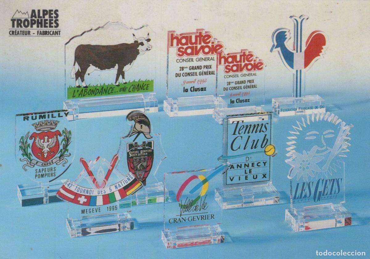 Postkarten: France Annecy Troph&eacute;es Cristal et Plexiglass Alpes Troph&eacute;es Unposted *YAE780