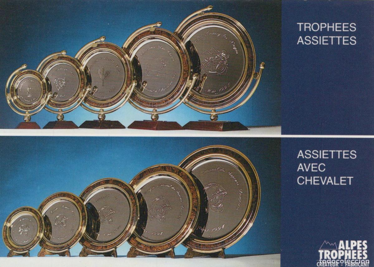 Postkarten: France Sillingy Troph&eacute;es Assiettes Grav&eacute;es Publicit&eacute; Unposted *YAE783