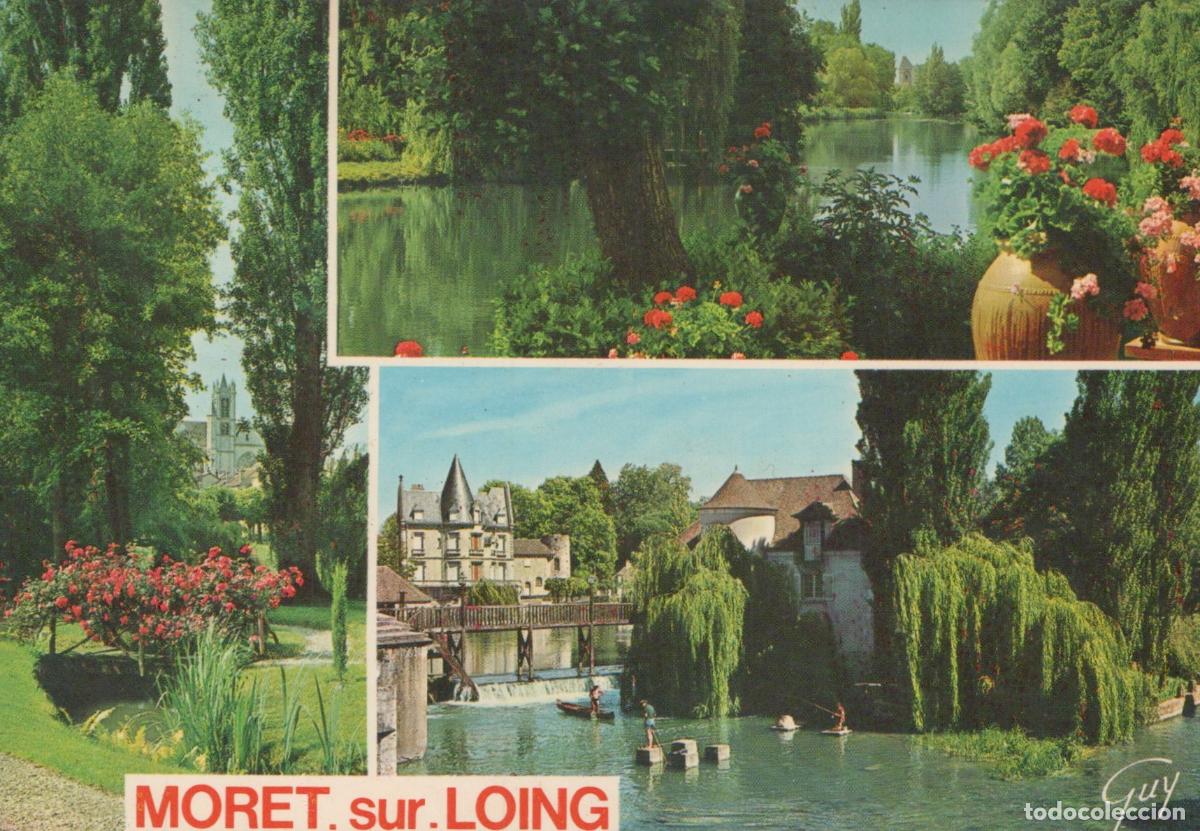 Postkarten: France Moret sur Loing Seine et Marne Paysage Fluvial Unposted *YAE819