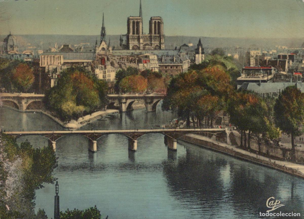 Postales: France Paris &Icirc;le de Vue Panoramique Cit&eacute; Seine Notre Dame Ponts *YAE863