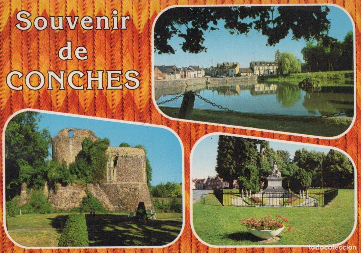 Postales: France Conches en Ouche Ch&acirc;teau Mare et Monument *YAE878