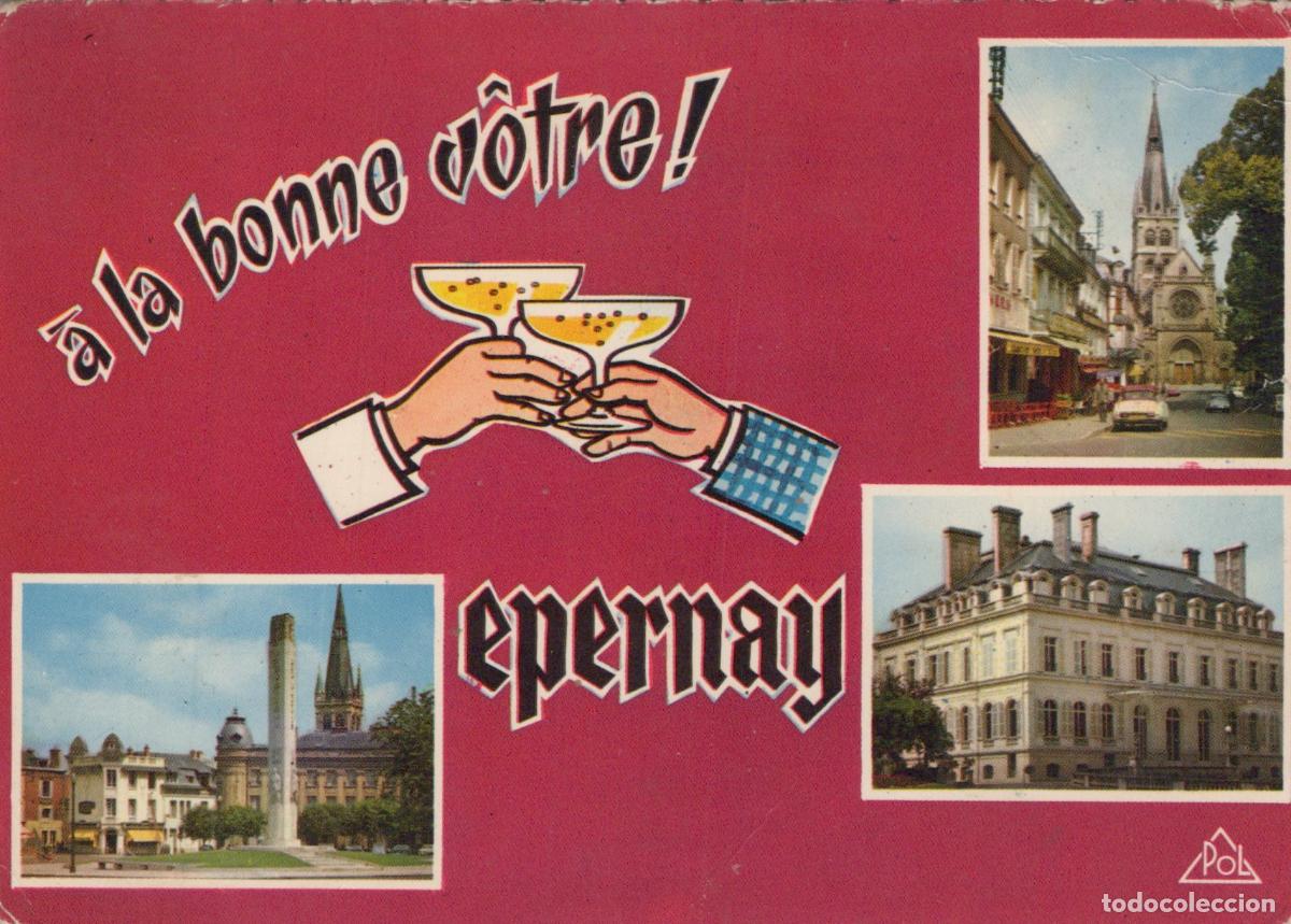 Cartes Postales: France Epernay Architecture Place &Eacute;glise Notre Dame *YAE915