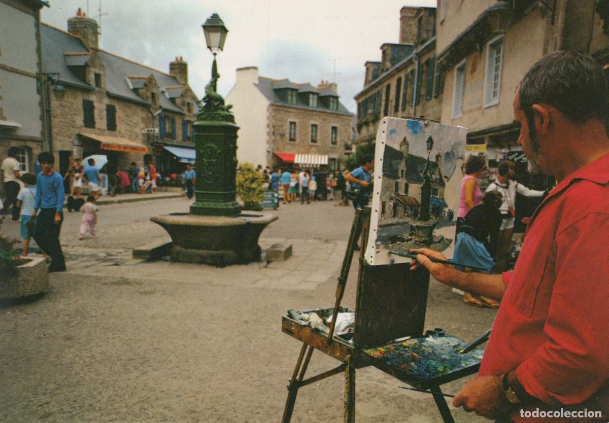 Postales: France Concarneau La Ville Close Artiste Peintre Architecture Unposted *YAE944