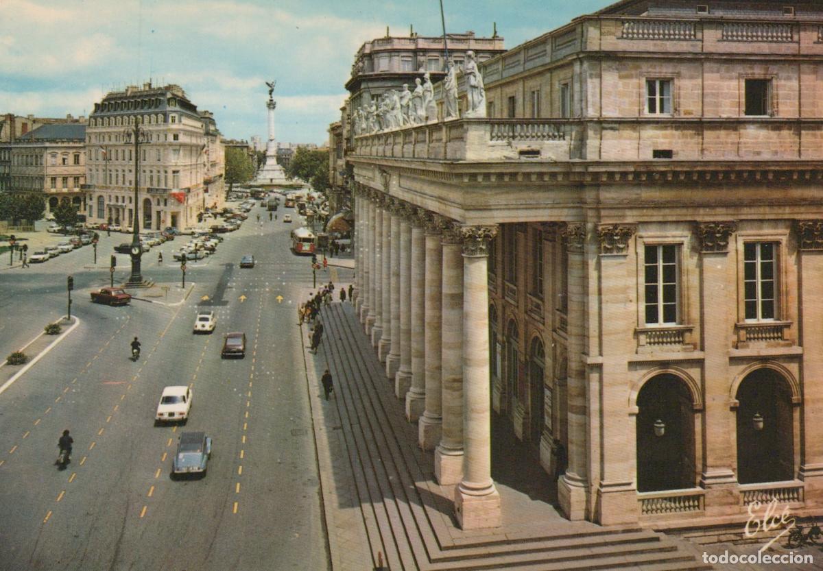 Postales: France Bordeaux Grand Th&eacute;&acirc;tre Colonnes Corinthiennes *YAE970