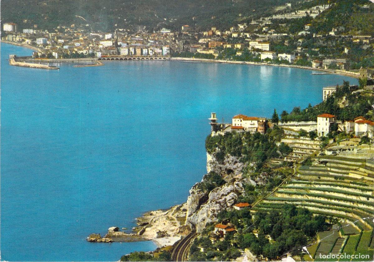 Postales: Postal de Mentone vista desde Grimaldi Italia