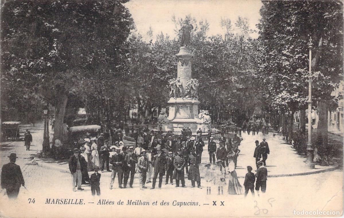 Postales: Postal de All&eacute;es de Meilhan en Marseille, Francia