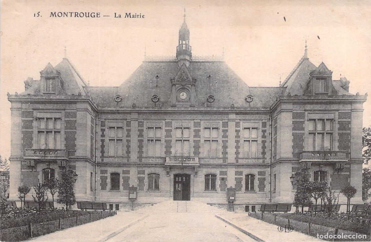 Postales: Postal de Montrouge La Mairie Ayuntamiento de Francia