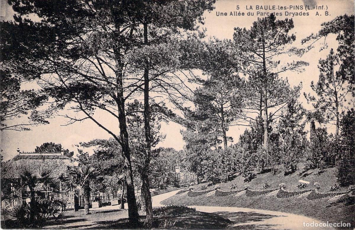 Postales: Postal de La Baule-les-Pins Parc des Dryades Francia