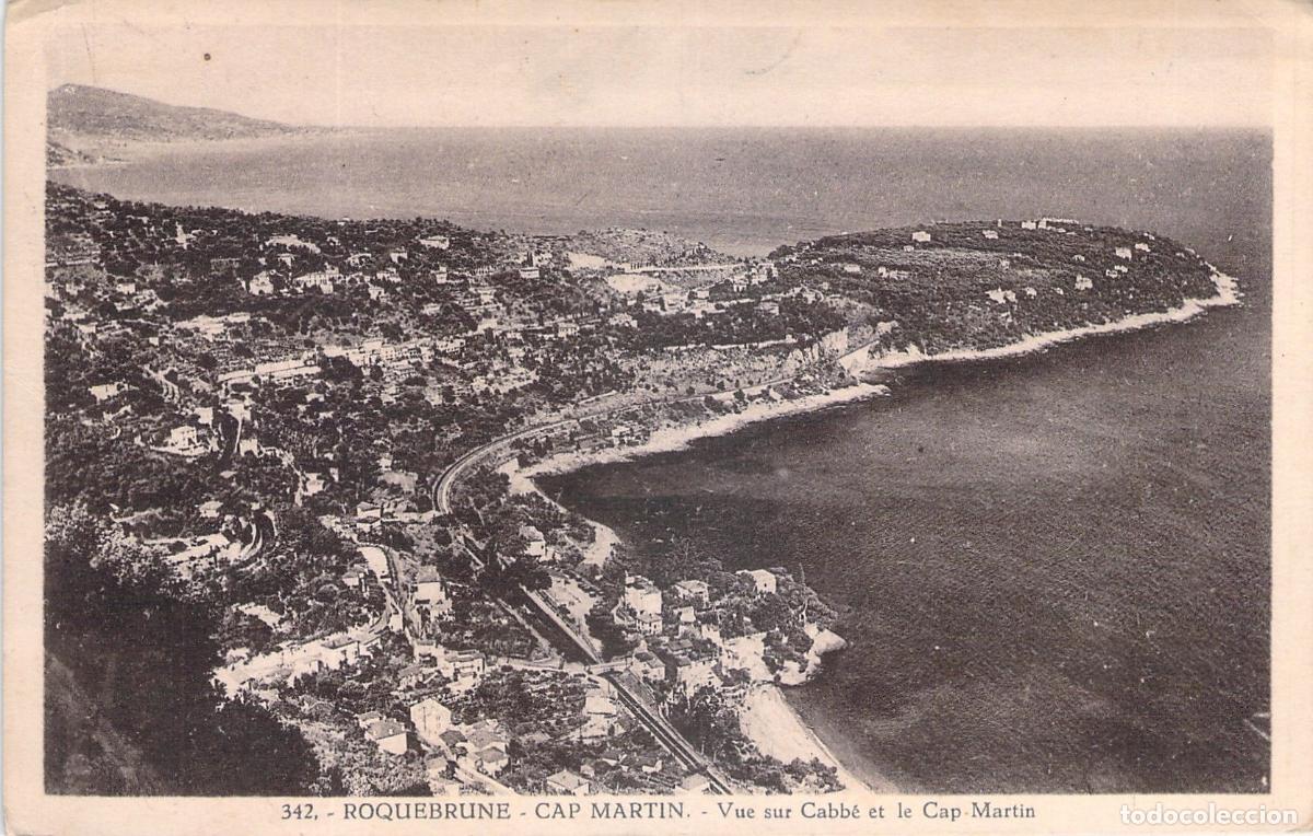 Postales: Postal de Roquebrune Cap Martin Vista panor&aacute;mica de la costa