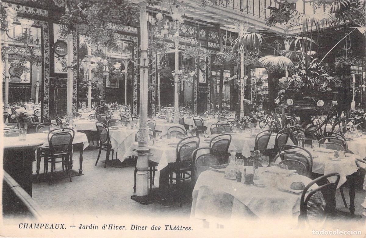 Postales: Postal de Restaurante Champeaux Jard&iacute;n de Invierno en Par&iacute;s