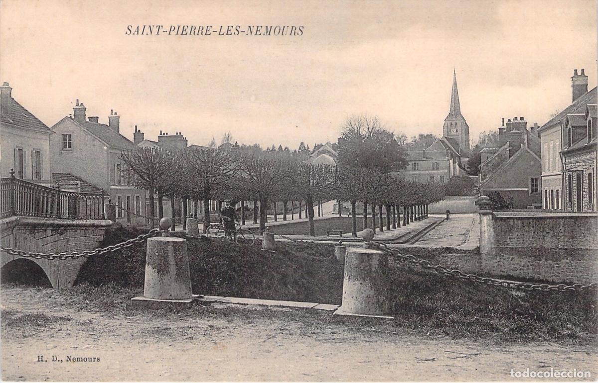 Postales: Postal de Saint-Pierre-l&egrave;s-Nemours, vista de pueblo franc&eacute;s
