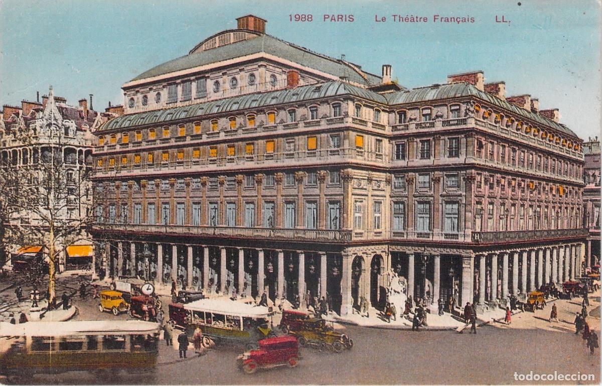 Postales: Postal de Le Th&eacute;&acirc;tre Fran&ccedil;ais en Par&iacute;s