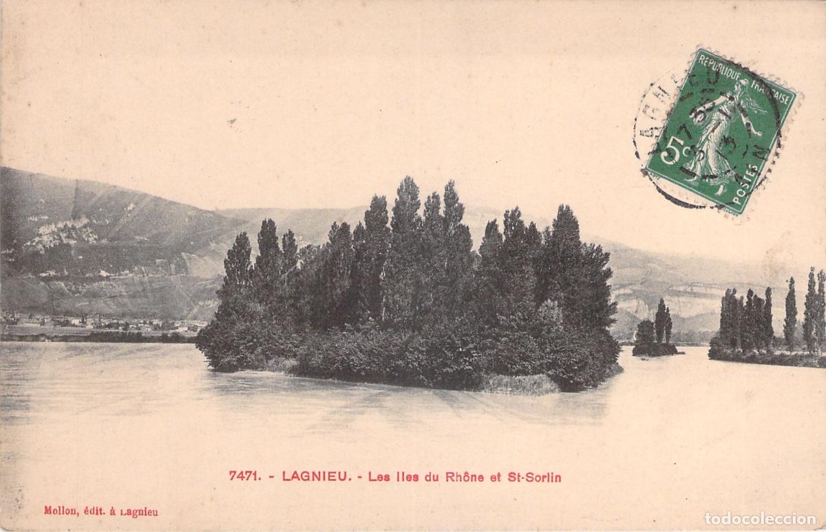 Postales: Postal de Lagnieu Islas del R&oacute;dano y St-Sorlin