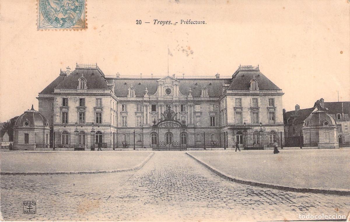 Postales: Postal de Troyes Prefectura Francia