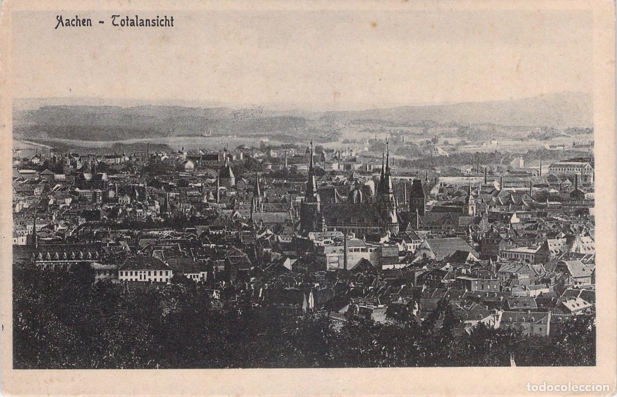 Postales: Postal de Aachen Alemania Vista Panor&aacute;mica de la Ciudad
