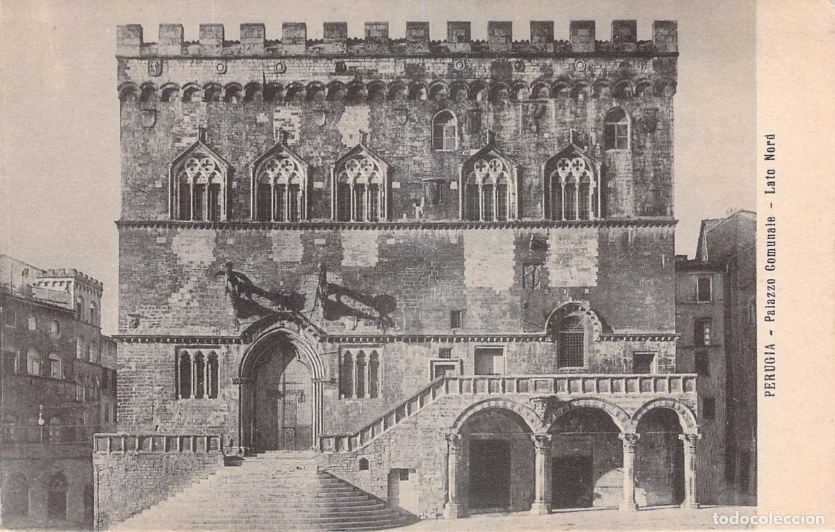 Postales: Postal de Palazzo dei Priori Perugia Italia