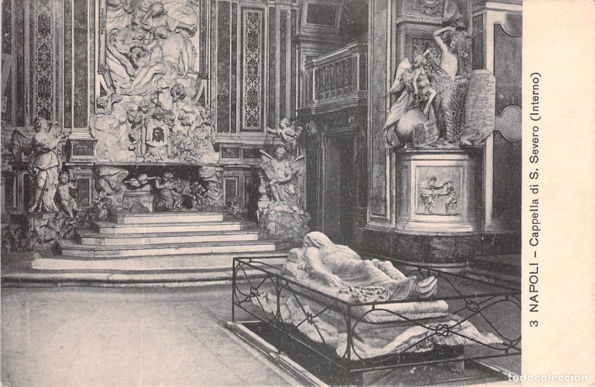 Postales: Postal de la Cappella di Sansevero en N&aacute;poles, Italia
