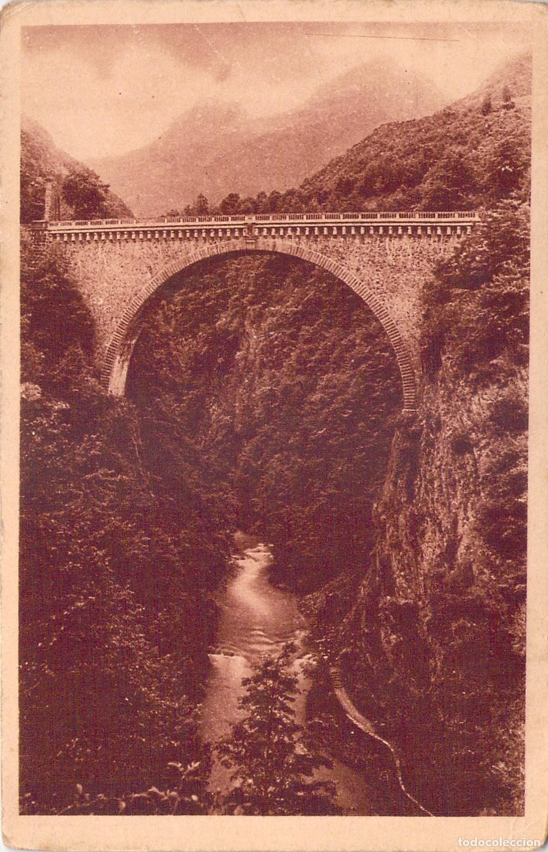 Postales: Postal de Francia: El Pont Napol&eacute;on en Saint-Sauveur