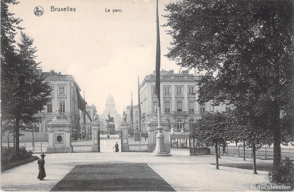 Postales: Postal de Bruselas, Parc de Bruxelles, B&eacute;lgica