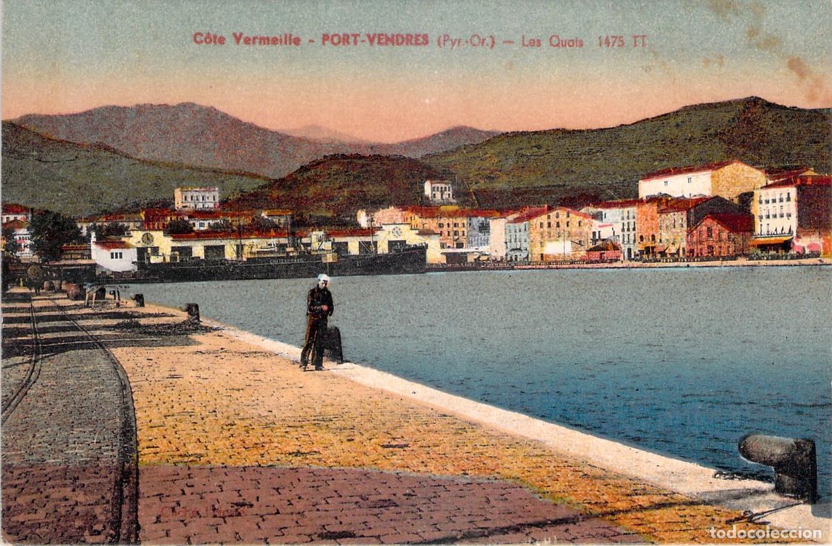 Postales: Postal de Port-Vendres, Les Quais, Costa Bermeja, Francia