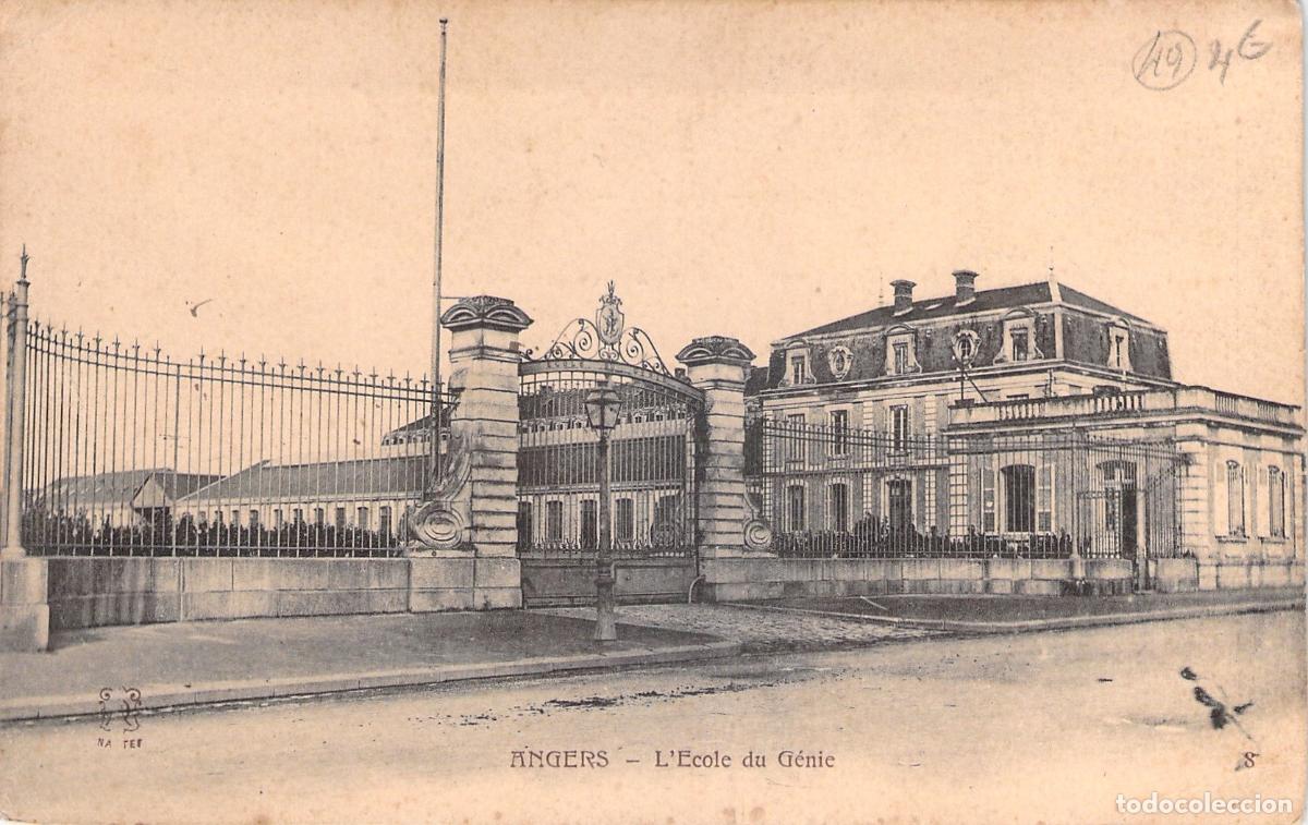 Postales: Postal de la Ecole du G&eacute;nie en Angers, Francia