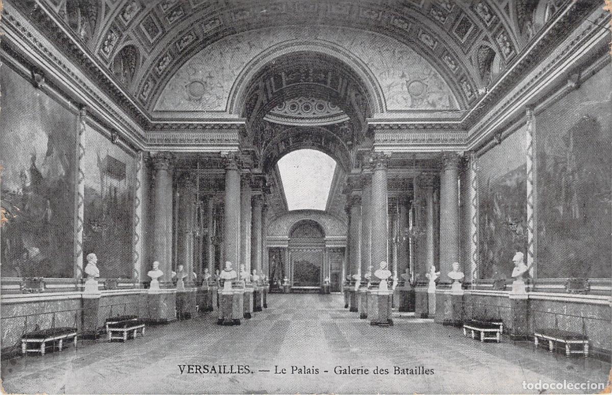 Postales: Postal de la Galer&iacute;a de las Batallas en el Palacio de Versalles