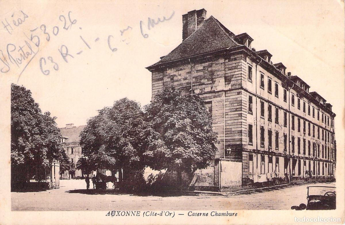 Postales: Postal antigua de la Caserne Chambure en Auxonne, Francia