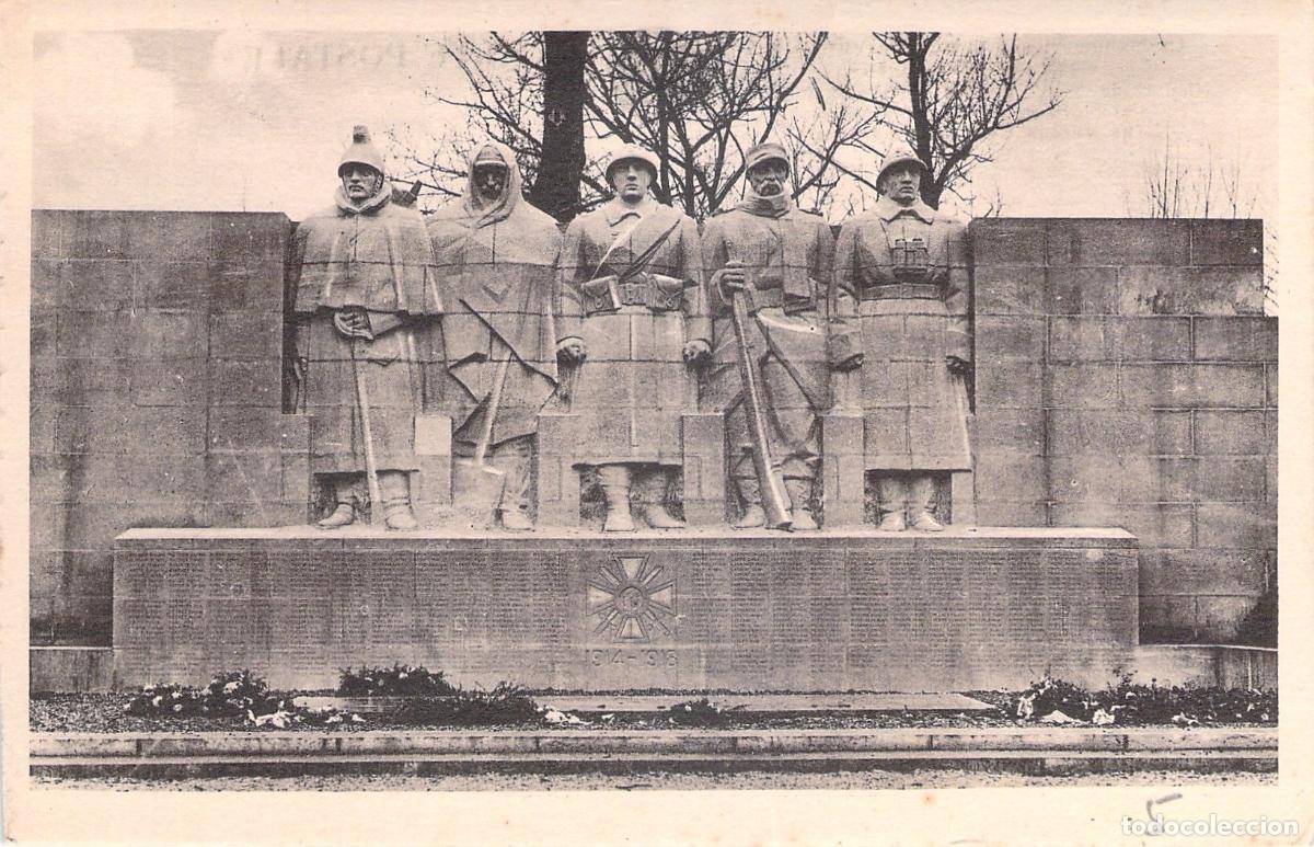 Postales: Postal del Monumento a los Ni&ntilde;os de Verdun en Francia