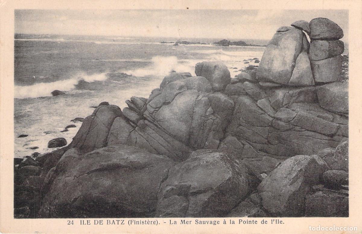 Postales: Postal de Ile de Batz Finistere La Mer Sauvage