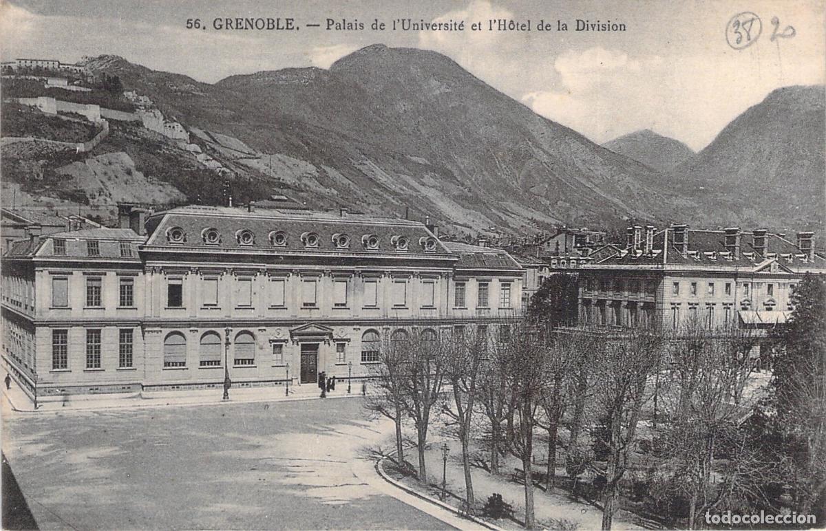 Postales: Postal de Grenoble: Palacio de la Universidad y Hotel de la Divisi&oacute;n