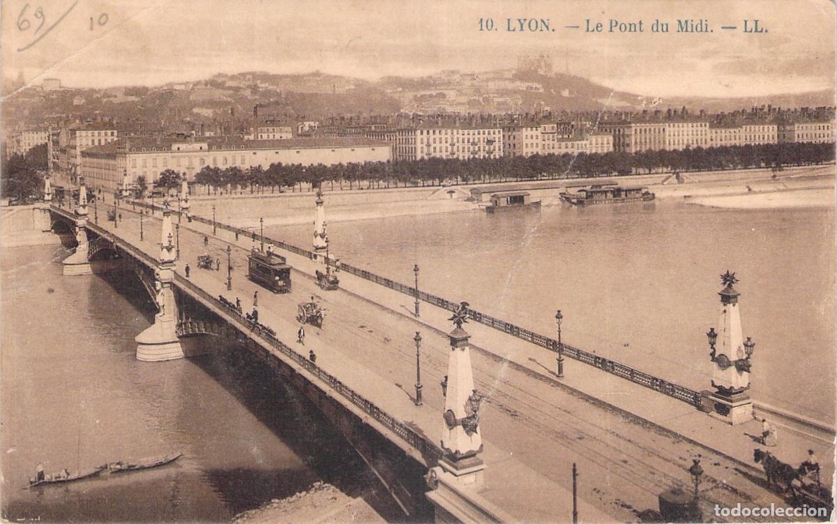 Postales: Postal de Lyon Le Pont du Midi Francia