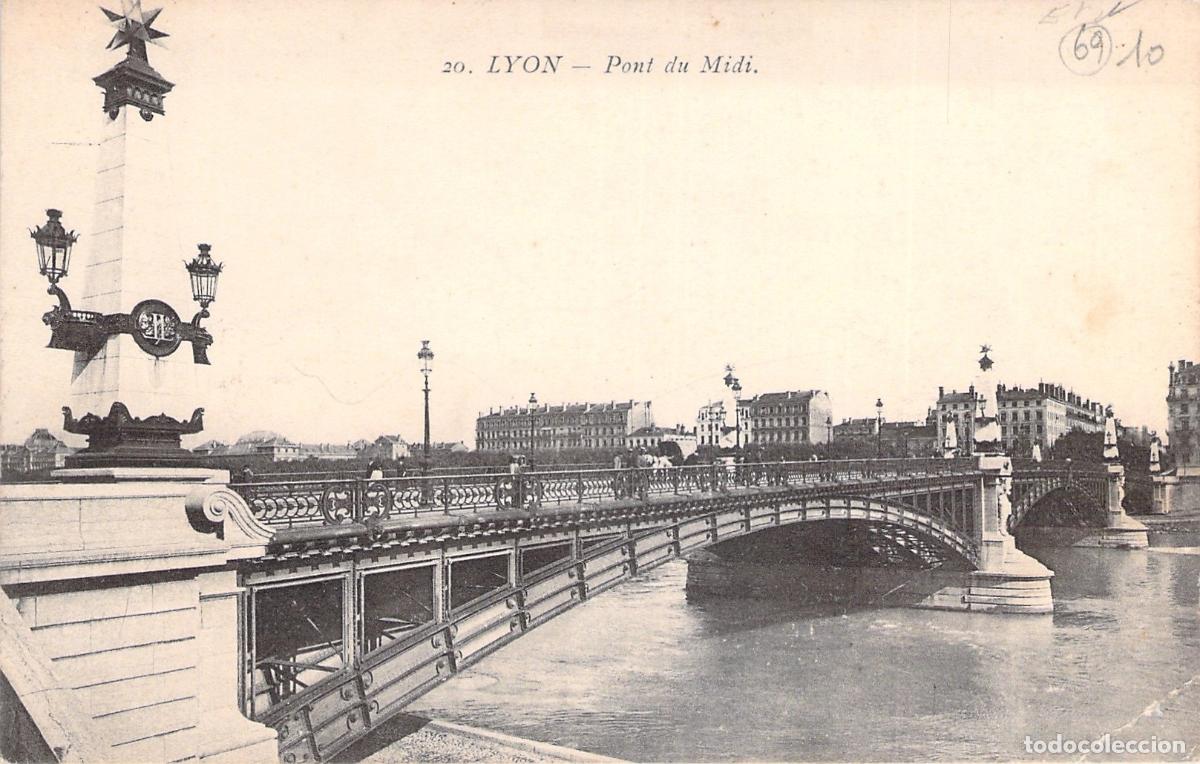 Postales: Postal de Lyon, Pont du Midi, Francia