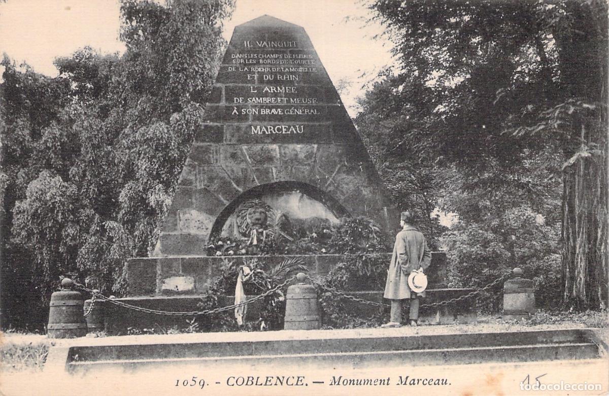 Postales: Postal Monumento al General Marceau en Koblenz