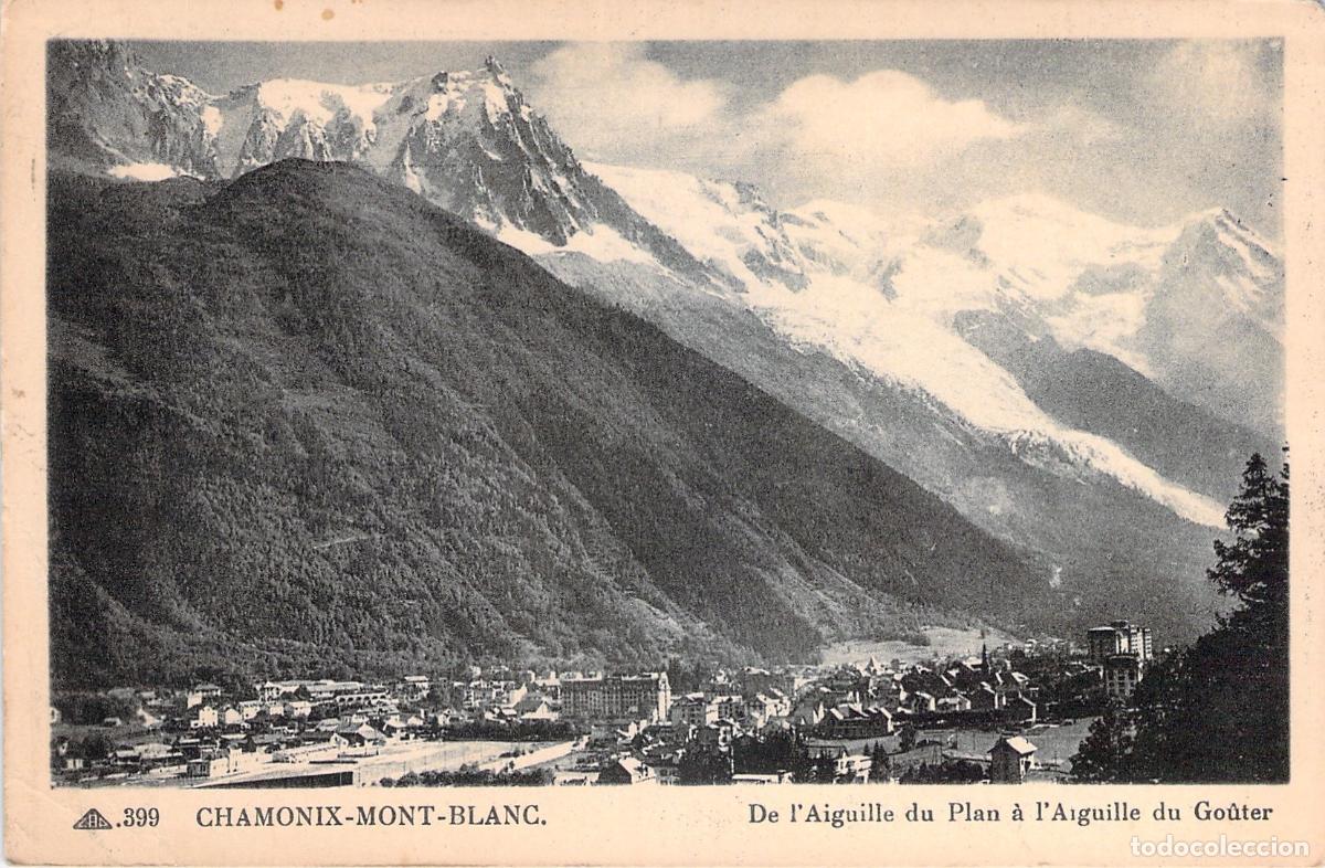 Postales: Postal de Chamonix Mont-Blanc y Alpes franceses