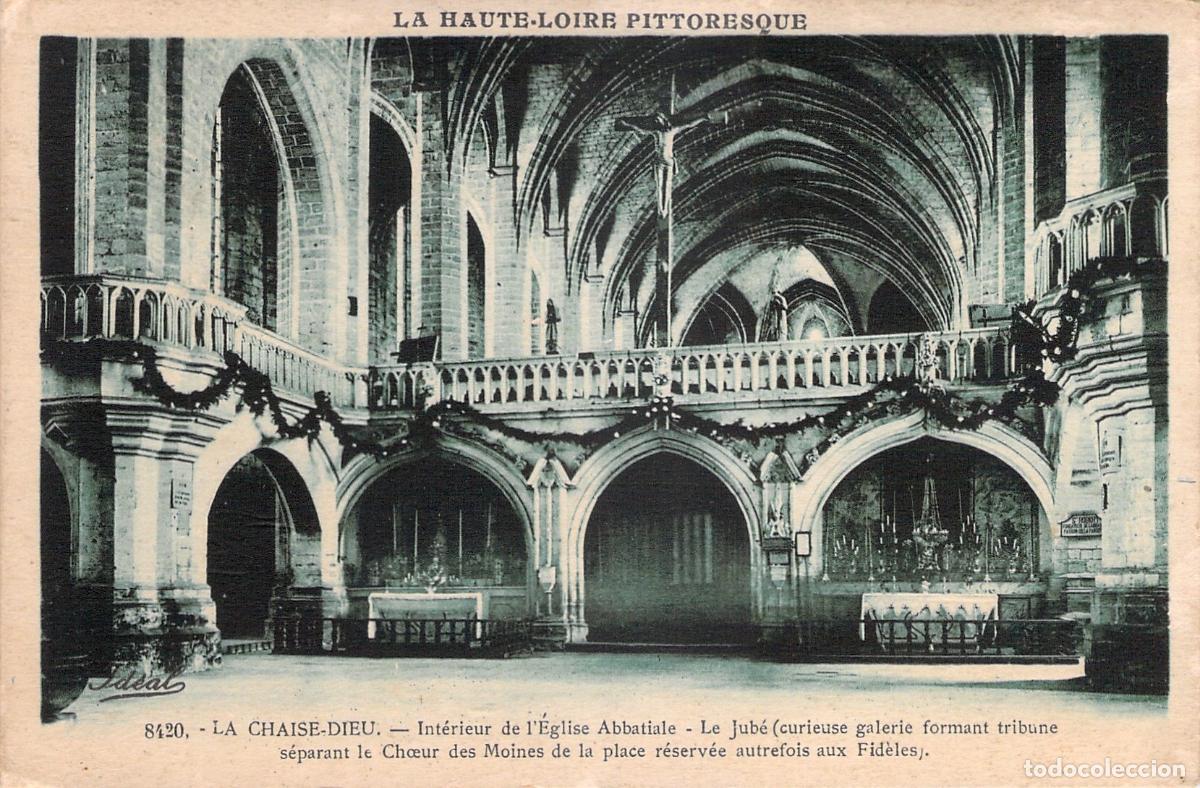 Postais: Postal de la Iglesia Abacial de La Chaise-Dieu en Alta Loira