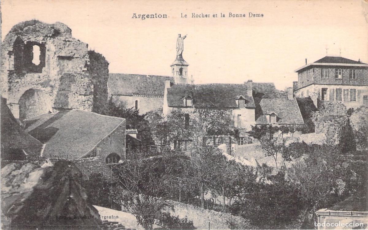 Postales: Postal de Argenton Le Rocher et la Bonne Dame Francia