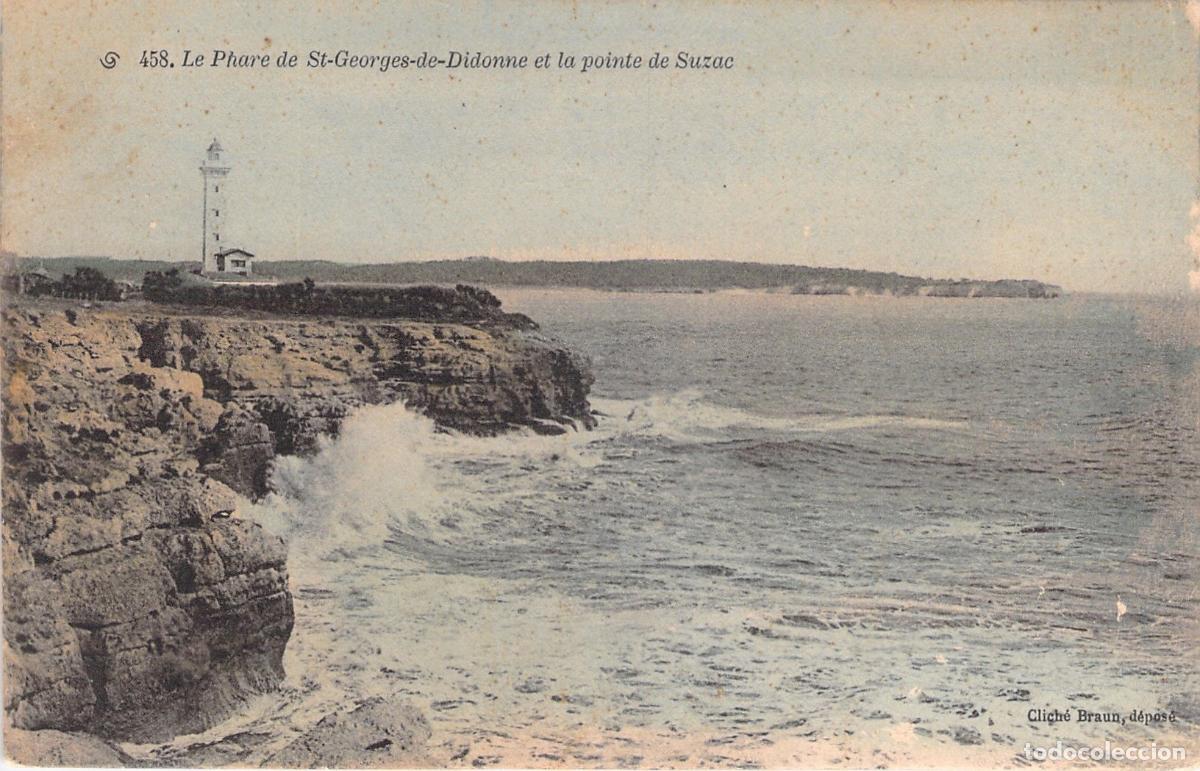 Postales: Postal del Faro de Saint-Georges-de-Didonne y la Punta de Suzac