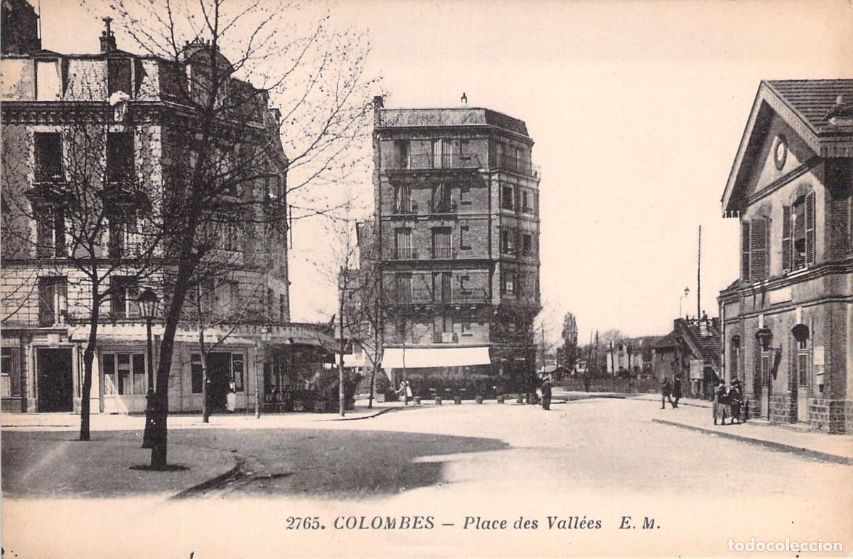 Postcards: Postal de Colombes, Place des Vall&eacute;es en Francia