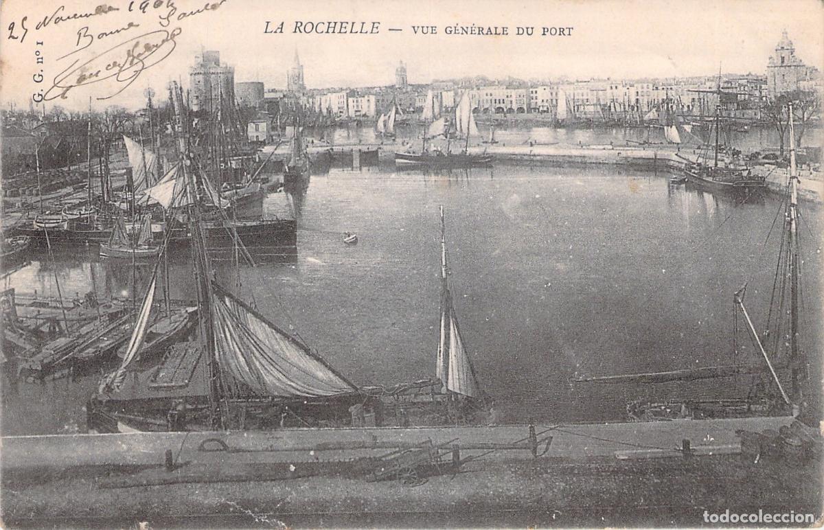 Postales: Postal de La Rochelle vista general del puerto