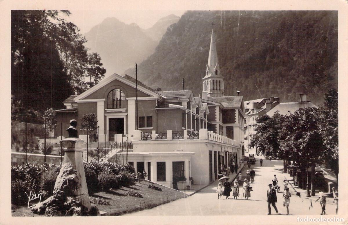 Postales: Postal de los Termas de C&eacute;sar en Cauterets, Francia