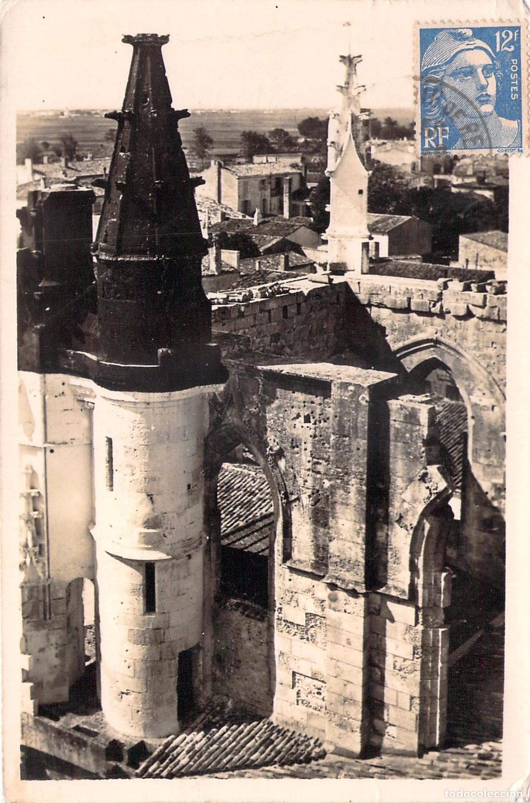 Postales: Postal de las ruinas de la iglesia g&oacute;tica en Saint-Martin-de-R&eacute;