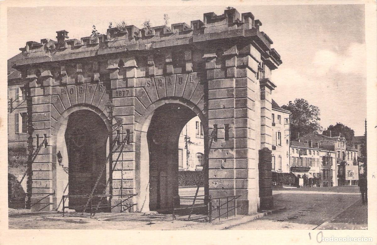 Postales: Postal de la Porte Saint-Paul en Verdun, Francia