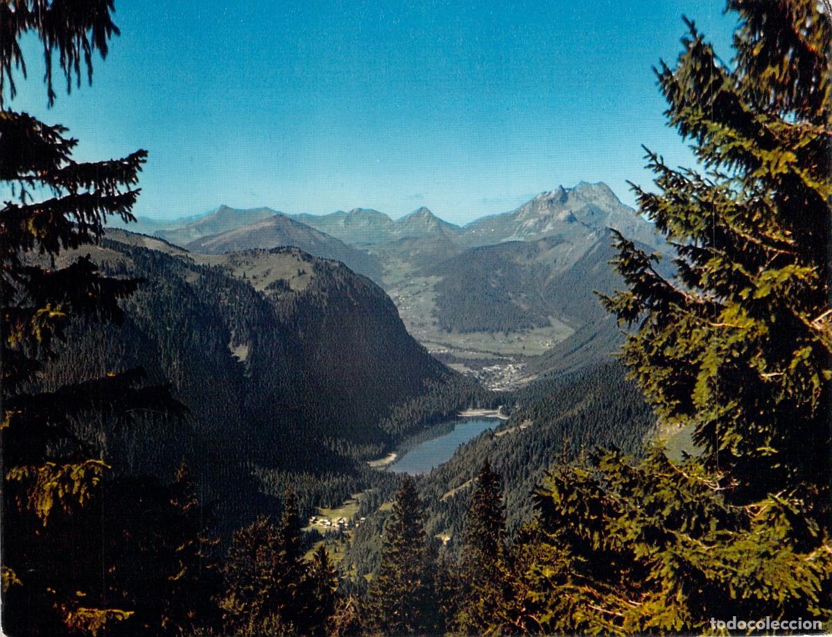 Postales: Postal de los Alpes Franceses: Vista desde el Col de Bassachaux