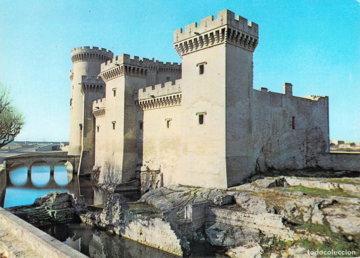 Postales: Postal del Castillo de Tarascon en Bouches-du-Rh&ocirc;ne, Francia