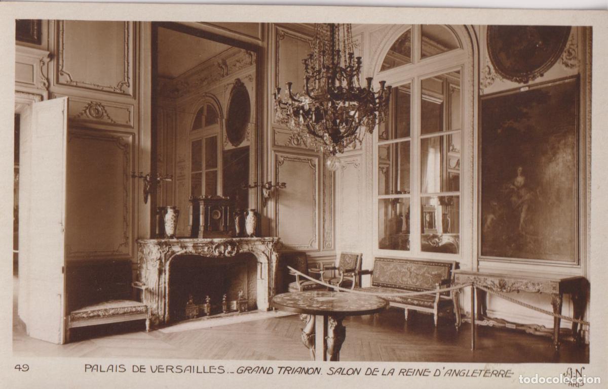 Postales: FRANCIA, PALACIO DE VERSALLES, GRAN TRIANON, SALON DE LA REINA DE INGLATERRA - A.NOYER 49 - S/C